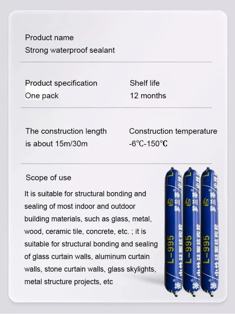 ⏳Time-Limited Special⏰-995 Structural Adhesive for Wall Crack Repair & Outdoor Use