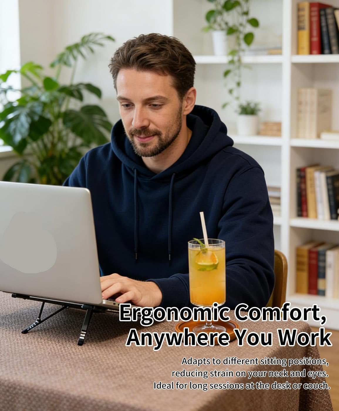 Foldable, Magnetic, and Built to Goš„3-in-1 Magnetic Foldable Laptop Stand
