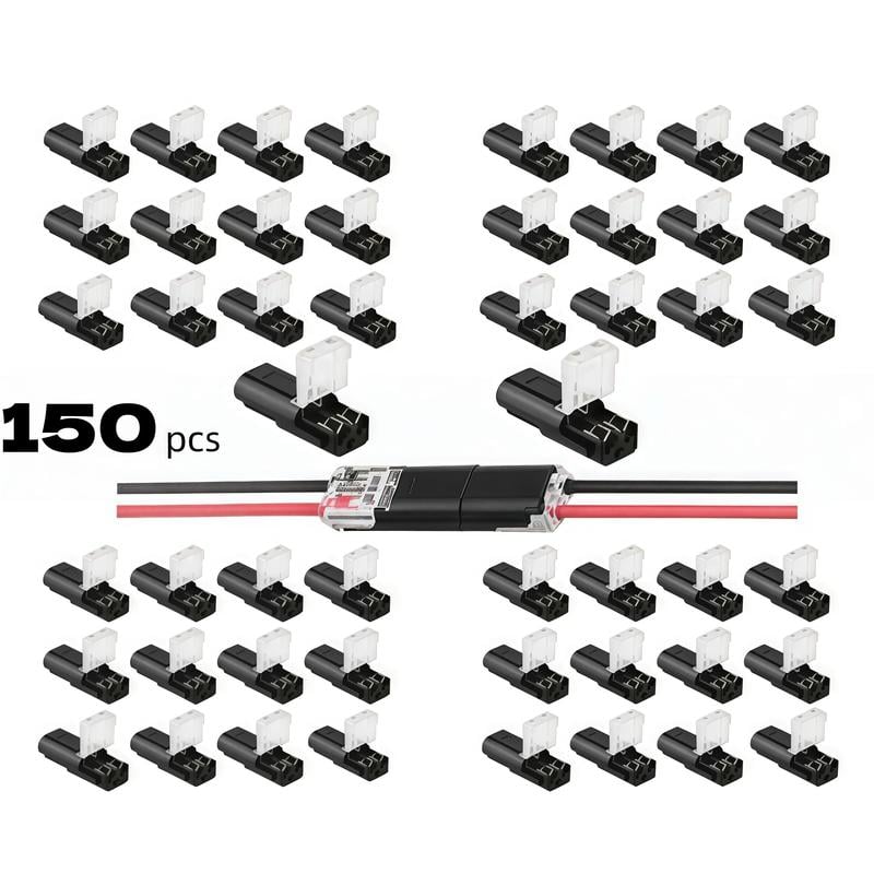 đ„LAST DAY 49% OFF - Double-Wire Plug-in Connector Led Light Strip Connectors 2 Pin
