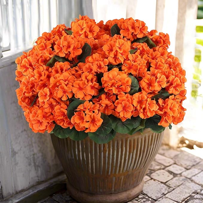 🔥LAST DAY 49% OFF - Artificial Geranium Flowers For Outdoors