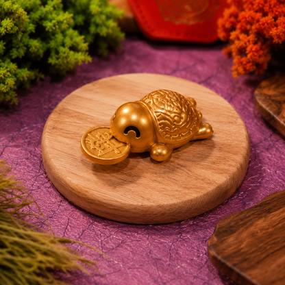 2026 Golden Turtle Charm – Bites onto Luck, Never Lets Go
