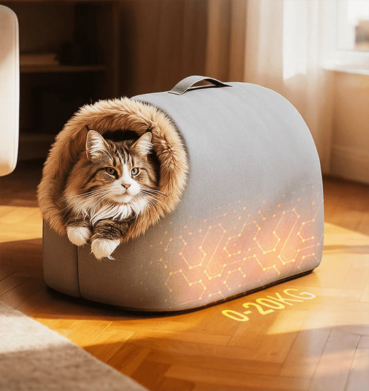 💥Hot sale 🐾Warm Pet Cave Bed