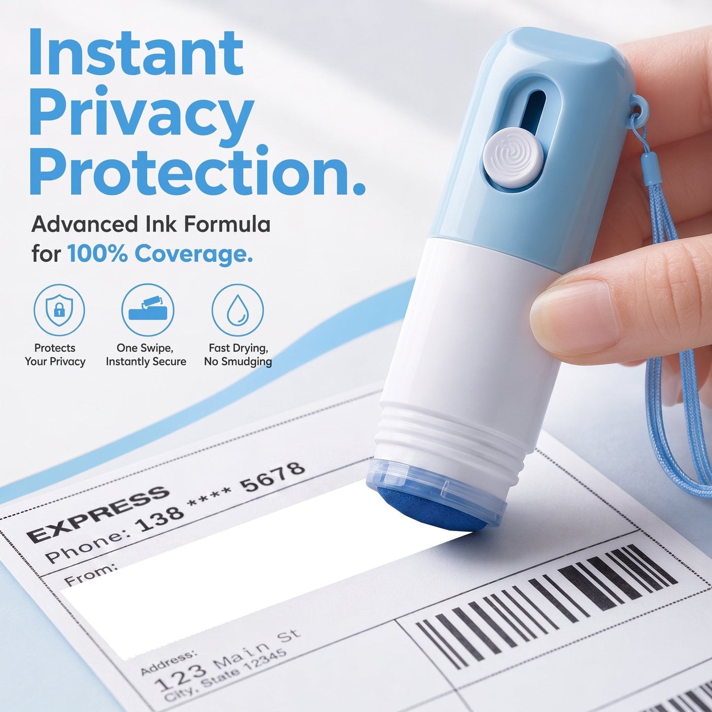 🔥Hot Sale 49% OFF🔥 2-in-1 Privacy Shield | Fast-Drying Express Information Blocker ✨