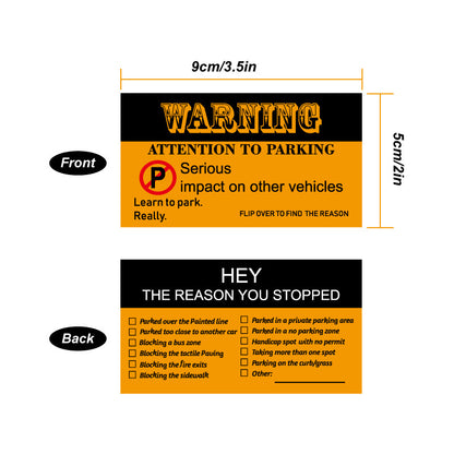 You Parked Like an Id10t Cards (100 cards)