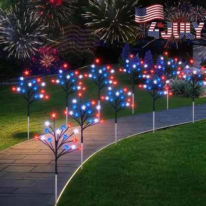 🇺🇸Independence Day Promotion-2-Piece Flag Light Set (4th of July Decorations with 8 Lighting Modes)