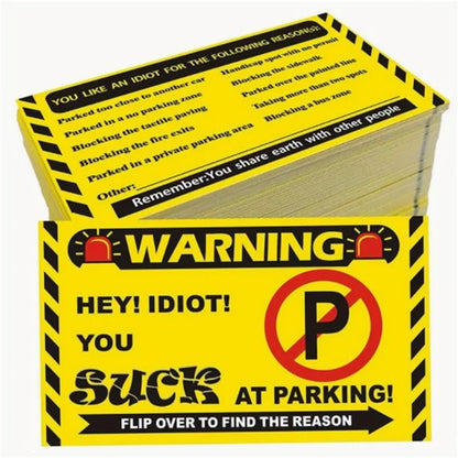 You Parked Like an Id10t Cards (100 cards)