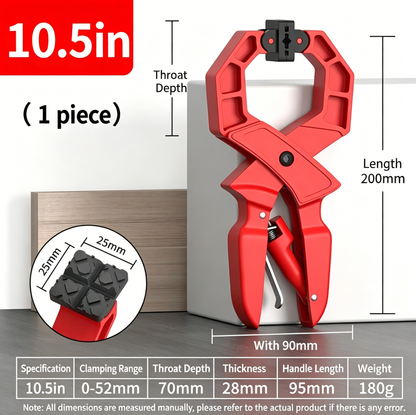 🛠️ Quick-Grip One-Handed Woodworking Clamp - Heavy Duty Spring Clamp