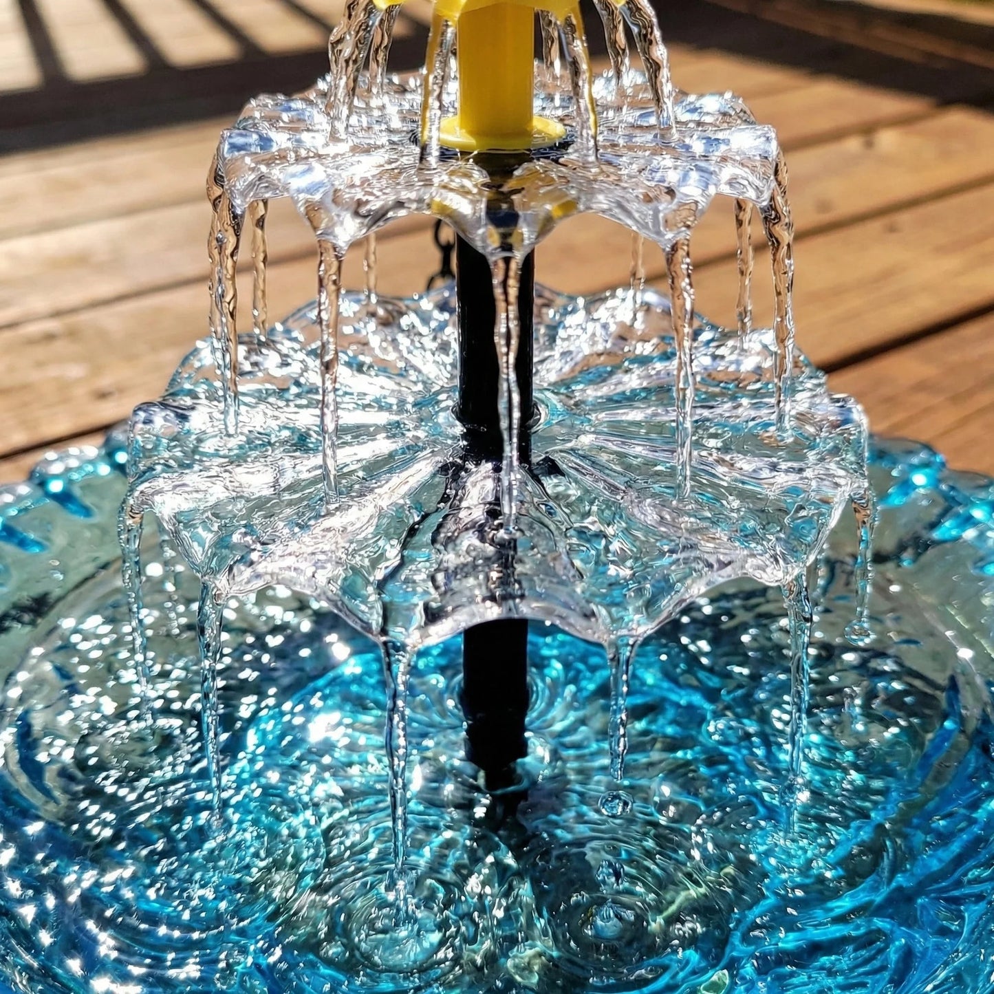 🌞Solar Cascade Hanging Bird Bath Fountain🐦️