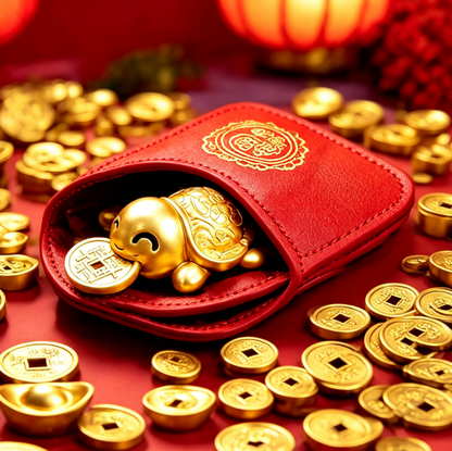 2026 Golden Turtle Charm – Bites onto Luck, Never Lets Go