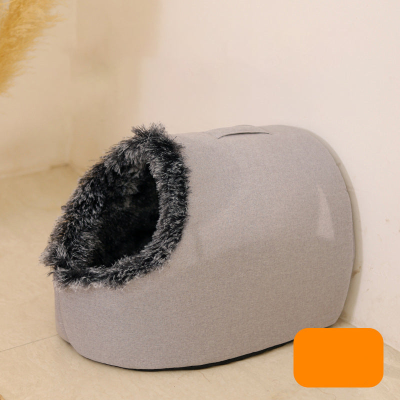 💥Hot sale 🐾Warm Pet Cave Bed