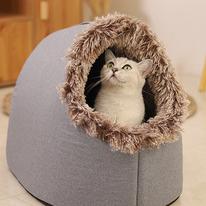 💥Hot sale 🐾Warm Pet Cave Bed