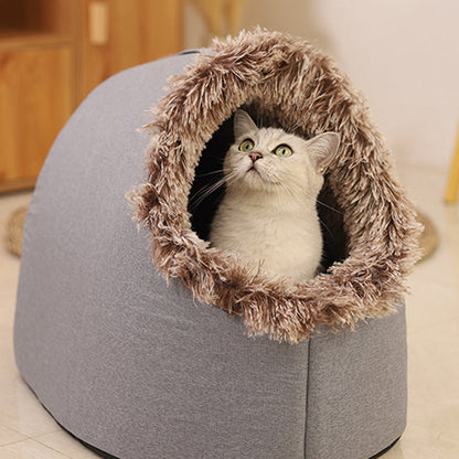 💥Hot sale 🐾Warm Pet Cave Bed