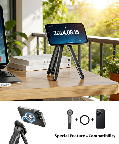 Foldable, Magnetic, and Built to Go🔥3-in-1 Magnetic Foldable Laptop Stand