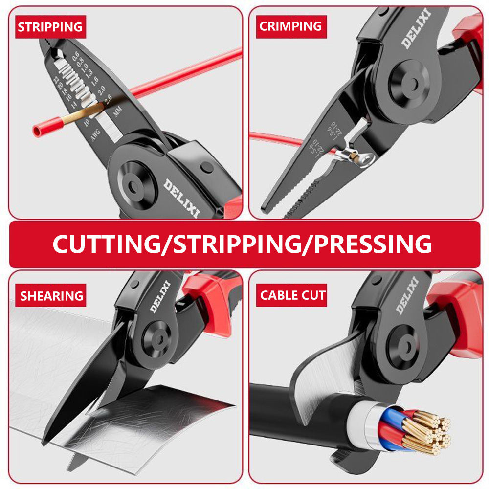 🛠️ 5-in-1 Interchangeable Pliers Tool Set