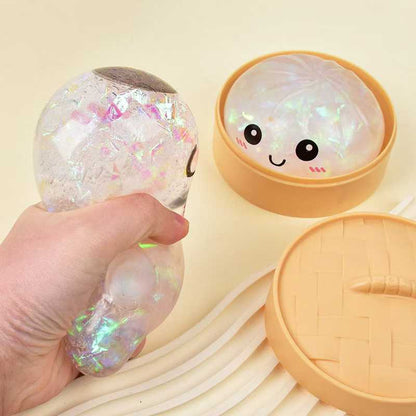 Stress-relieving toy expression buns