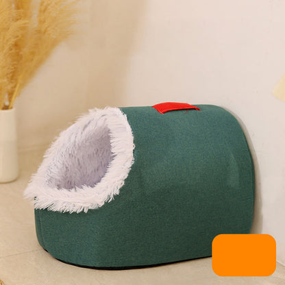 💥Hot sale 🐾Warm Pet Cave Bed