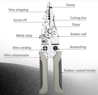 Universal Quick Lever Electrical Wire Connectors (24-12 AWG)  + Wire Stripper