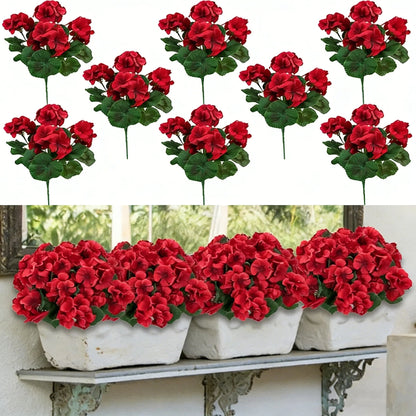 🔥LAST DAY 49% OFF - Artificial Geranium Flowers For Outdoors