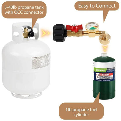 💯🎉Last-day promotion-Propane Refill Adapter with Valve