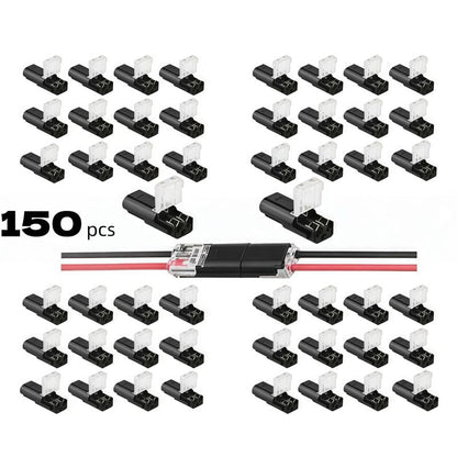 🔥LAST DAY 49% OFF - Double-Wire Plug-in Connector Led Light Strip Connectors 2 Pin