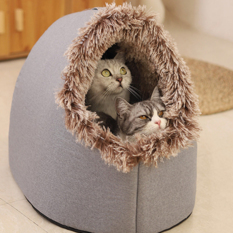 💥Hot sale 🐾Warm Pet Cave Bed