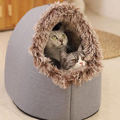 💥Hot sale 🐾Warm Pet Cave Bed