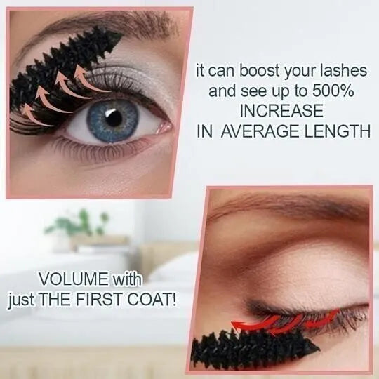 4D Waterproof Silk Fiber Thick Lengthening Mascara