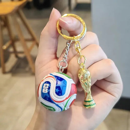 Soccer Ball Keychain And World Cup 2026 Trophy Trionda