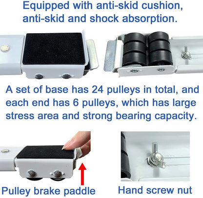 Multifunctional removable and adjustable base