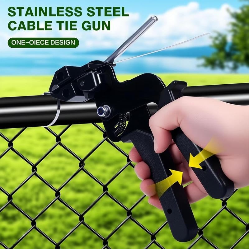 🔥 304 Stainless Steel Zip Tie Kit | 4X Stronger Than Plastic | 49% OFF Pro Tool!