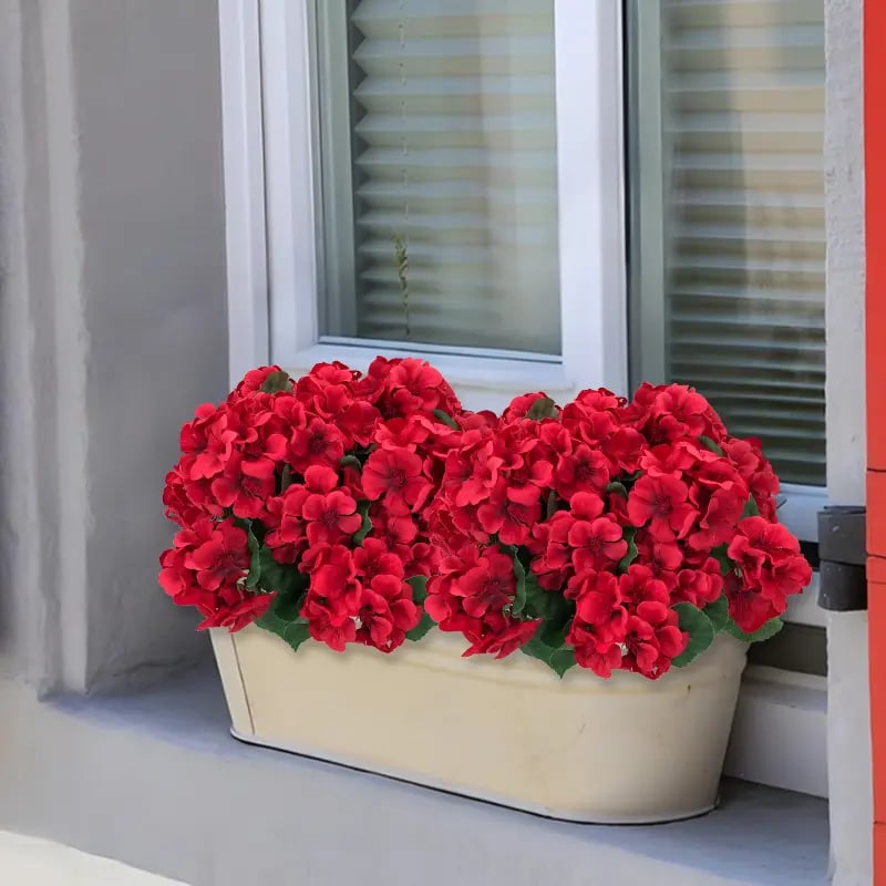 🔥LAST DAY 49% OFF - Artificial Geranium Flowers For Outdoors
