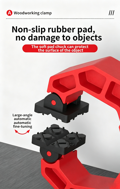 🛠️ Quick-Grip One-Handed Woodworking Clamp - Heavy Duty Spring Clamp