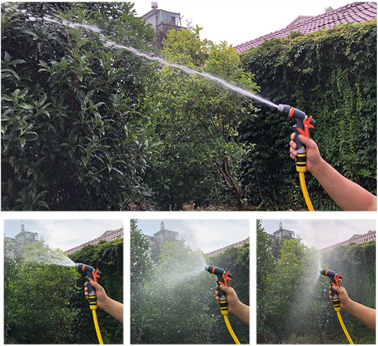 8 Patterns High Pressure Garden Hose Spray Gun Set