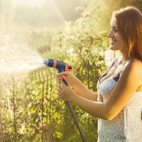 8 Patterns High Pressure Garden Hose Spray Gun Set