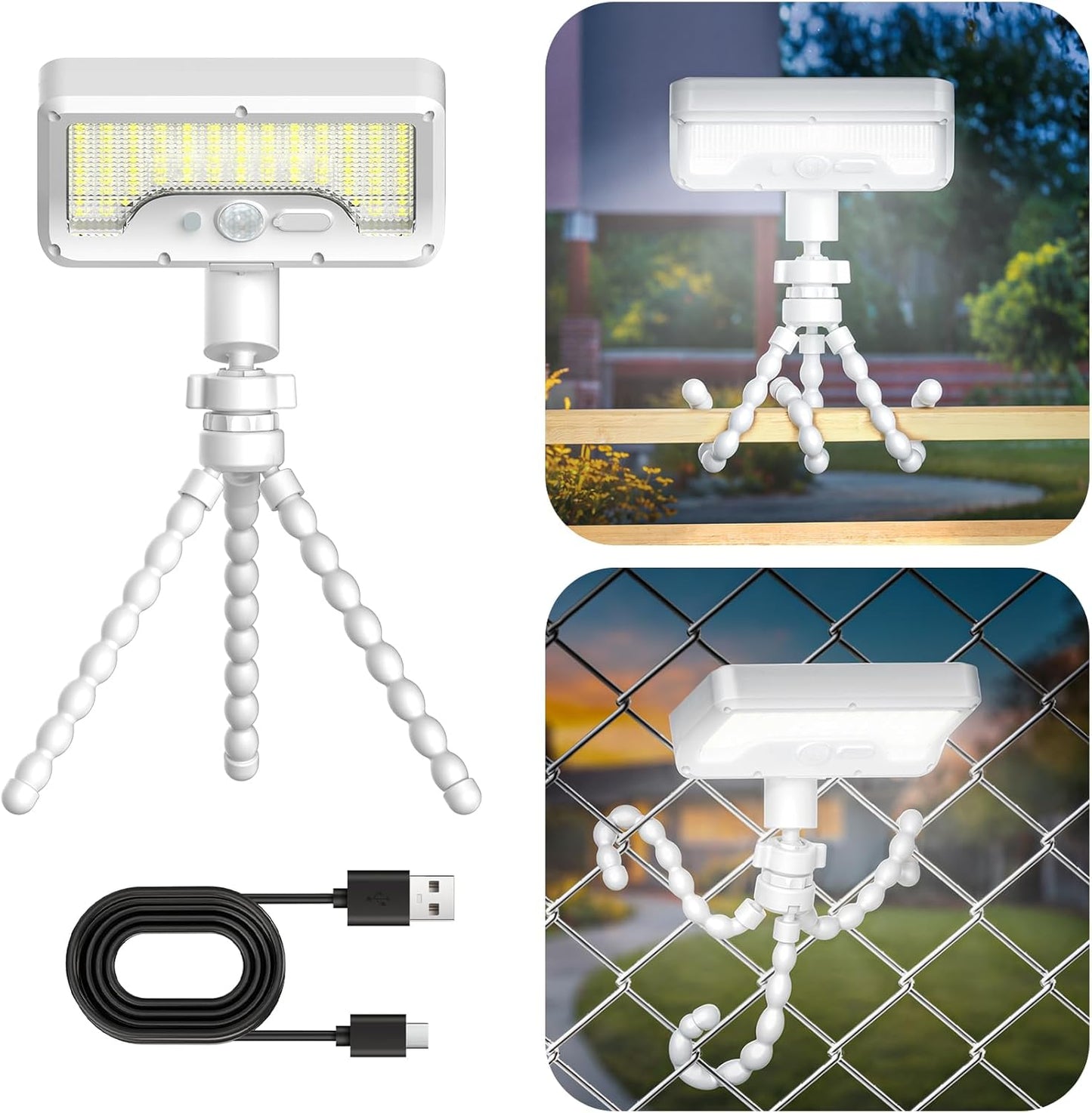 Waterproof Solar Motion Sensor LED Light