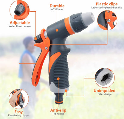 8 Patterns High Pressure Garden Hose Spray Gun Set