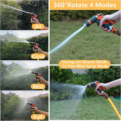 8 Patterns High Pressure Garden Hose Spray Gun Set