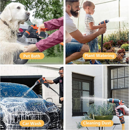 8 Patterns High Pressure Garden Hose Spray Gun Set