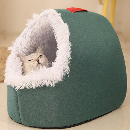 💥Hot sale 🐾Warm Pet Cave Bed