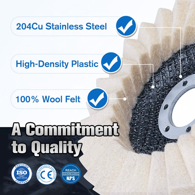 ✨Limited Sale 49% OFF✨Wool Felt Flap Polishing Disc