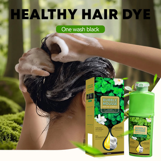 🔥Plant‐Based Hair Color Cream – 500 ml, Scalp‐Protective, No Drip & Gentle for At‐Home Use