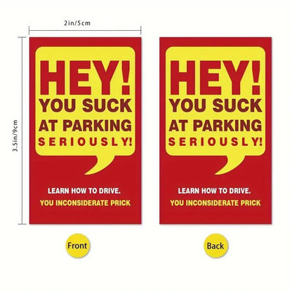 You Parked Like an Id10t Cards (100 cards)