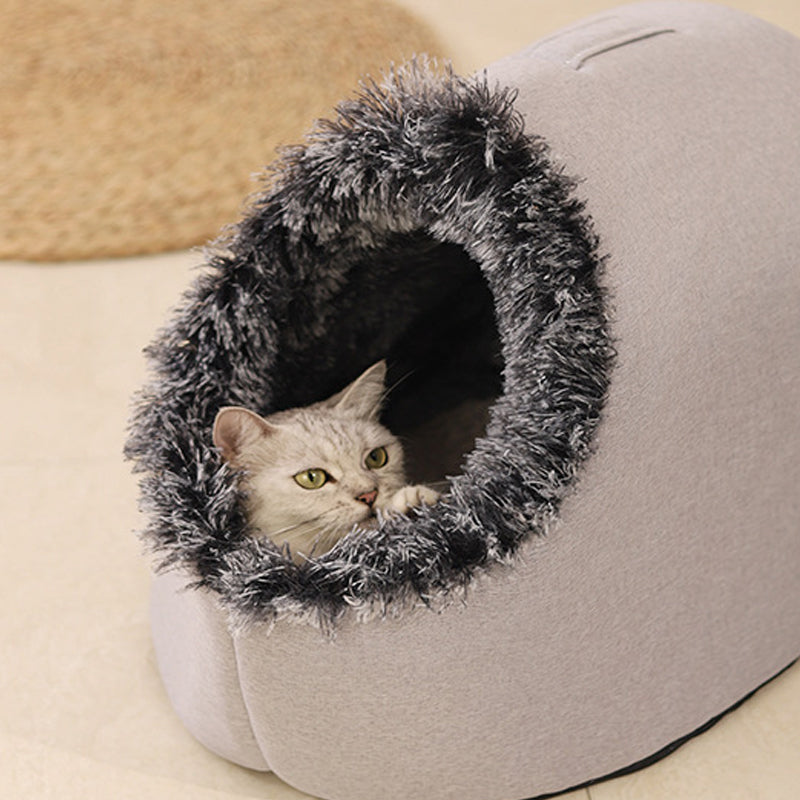 💥Hot sale 🐾Warm Pet Cave Bed