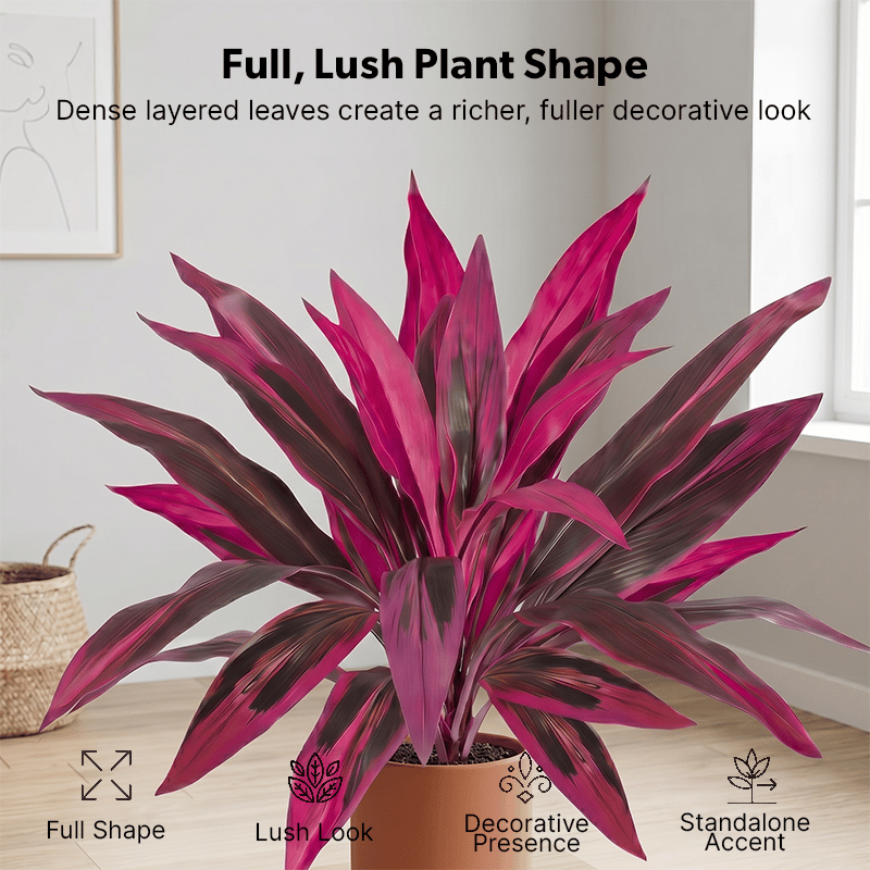 🔥LAST DAY 49% OFF - Artificial Boston Fern & Dragon's Blood Tree Plants