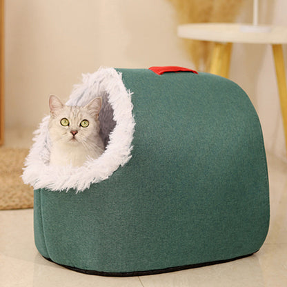 💥Hot sale 🐾Warm Pet Cave Bed