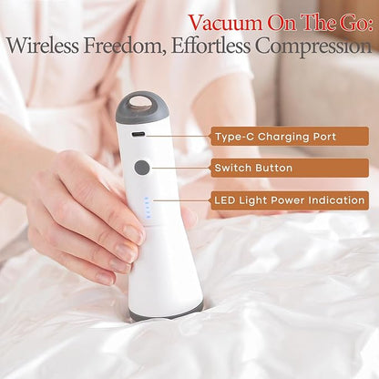 ✨LAST DAY ALERT 49% OFF🔥 X7 Cordless Travel Vacuum Bag