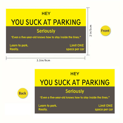 You Parked Like an Id10t Cards (100 cards)