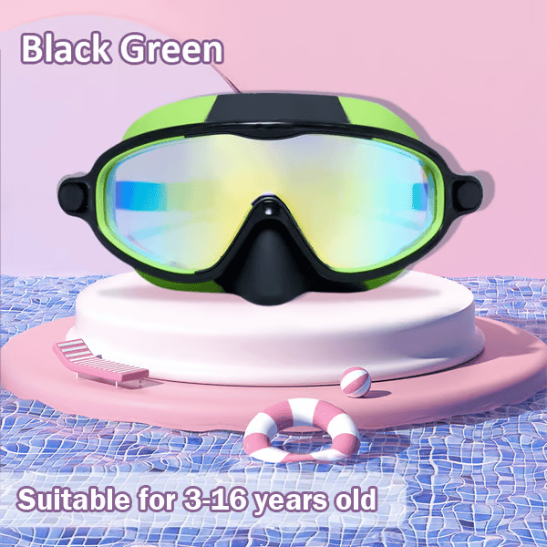 🏊‍♀️Last Day Buy 1 Get 1 Free🏊‍♀️HD children's large frame waterproof and anti-fog swimming goggles
