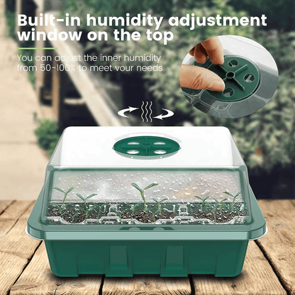 Adjustable Humidity Seed Starter Trays