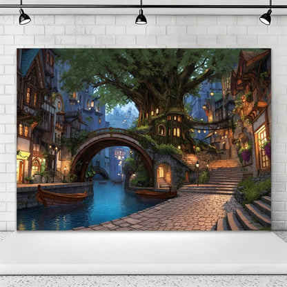 🌲🌸 Transform your backyard into an enchanted forest – one banner, endless beauty! ✨